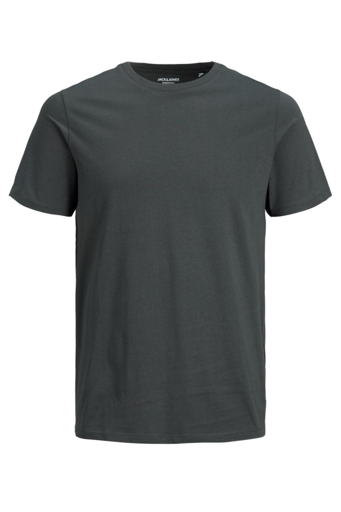 JJEORGANIC BASIC TEE SS O-NECK NOOS 12156101 ASPHALT/SLIM